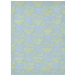 Celestial Azure Current Hand Tufted Wool Rug
