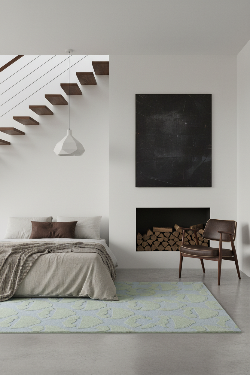 Celestial Verdant Vision Hand Tufted Wool Rug
