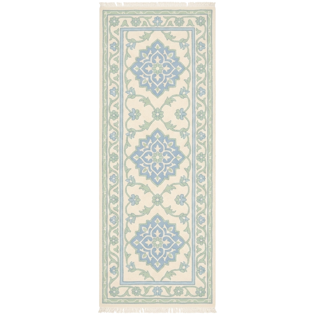 Celestial Vine Path Hand Knotted Runner Rug