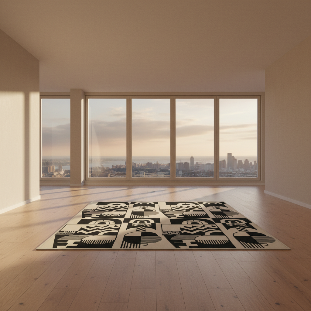 Celestial Weave Hand Tufted Wool Rug