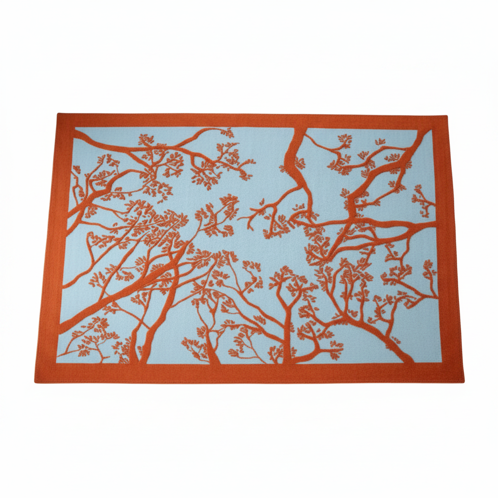 Chinoiserie Tree Hand Tufted Wool Rug