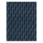 Cobalt Column Hand Tufted Wool Rug