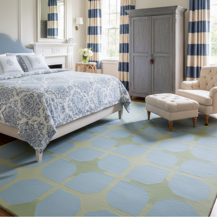 Concentric Serenity Hand Knotted Rug