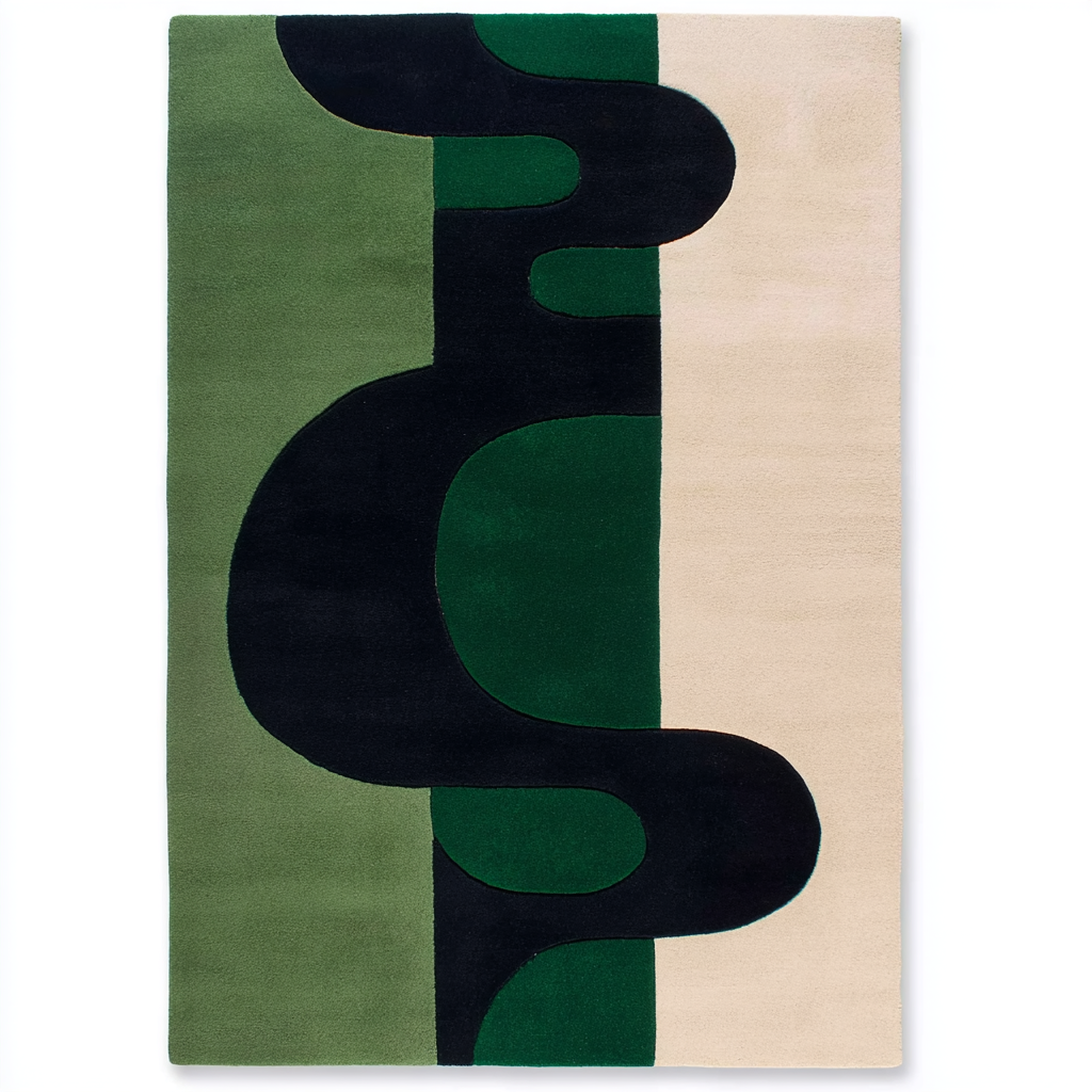 Contemporary Amazon Hand Tufted Rug