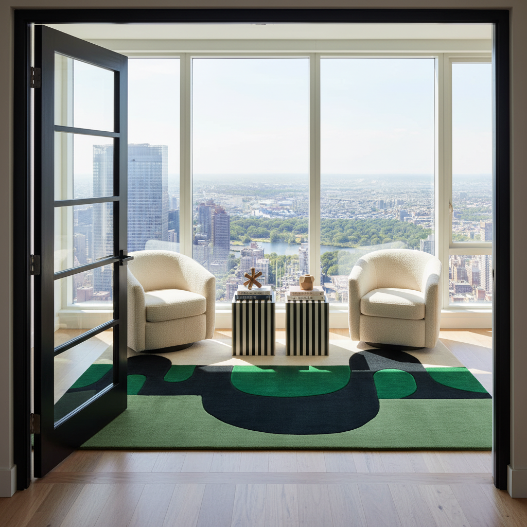 Contemporary Amazon Hand Tufted Rug