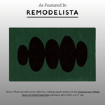 Contemporary Pebble Stone Art Hand Tufted Rug