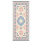 Coral Vignette Hand Knotted Runner Rug 