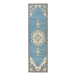 Cornflower Anatolian Star Hand Tufted Runner Rug