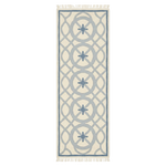 Cosmic Trellis Hand Knotted Runner Rug