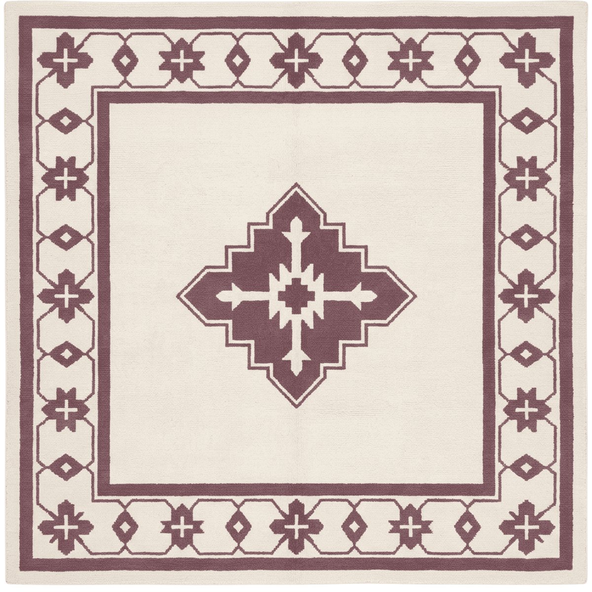 Crimson Veil Hand Knotted Rug