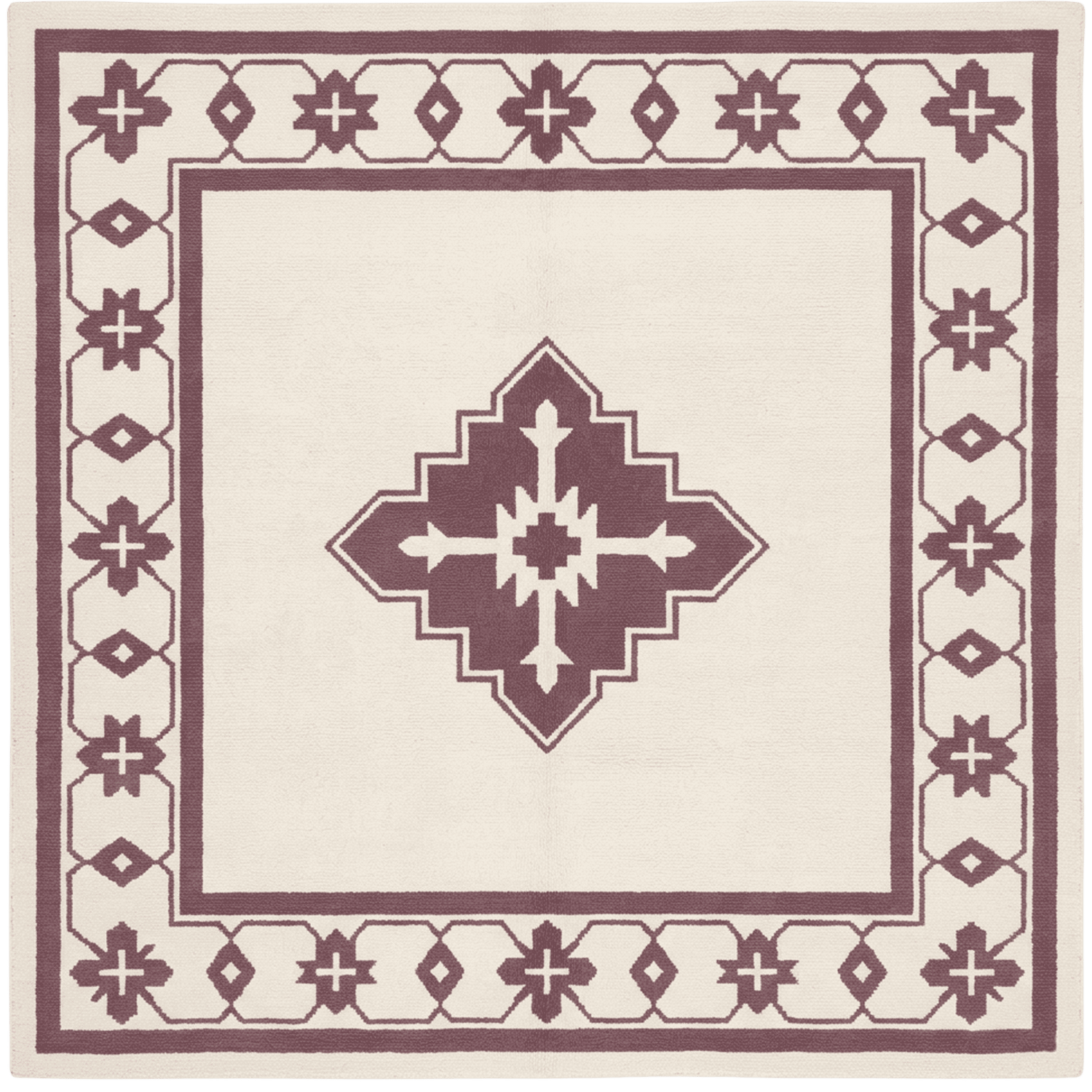 Crimson Veil Hand Knotted Rug