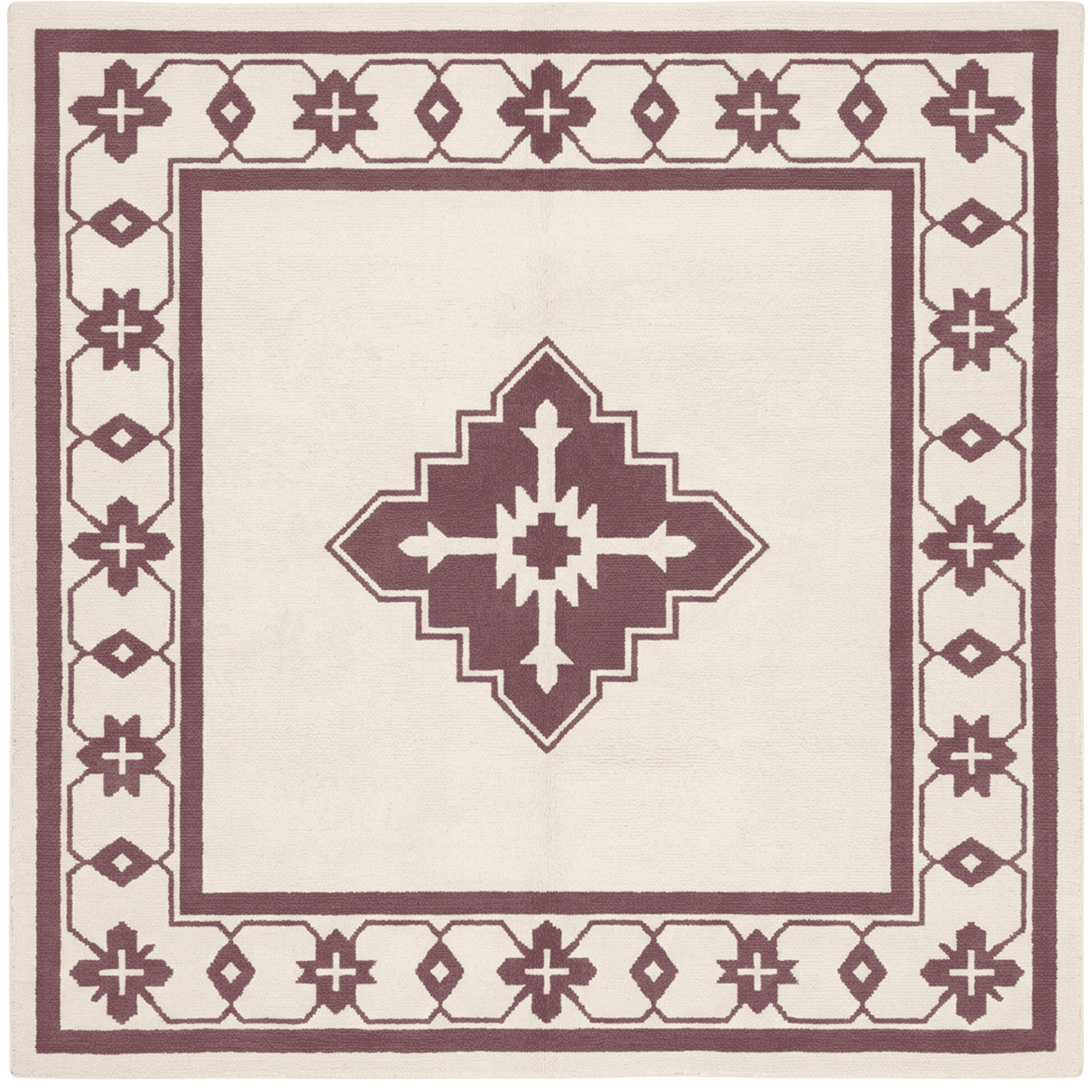 Crimson Veil Hand Knotted Rug