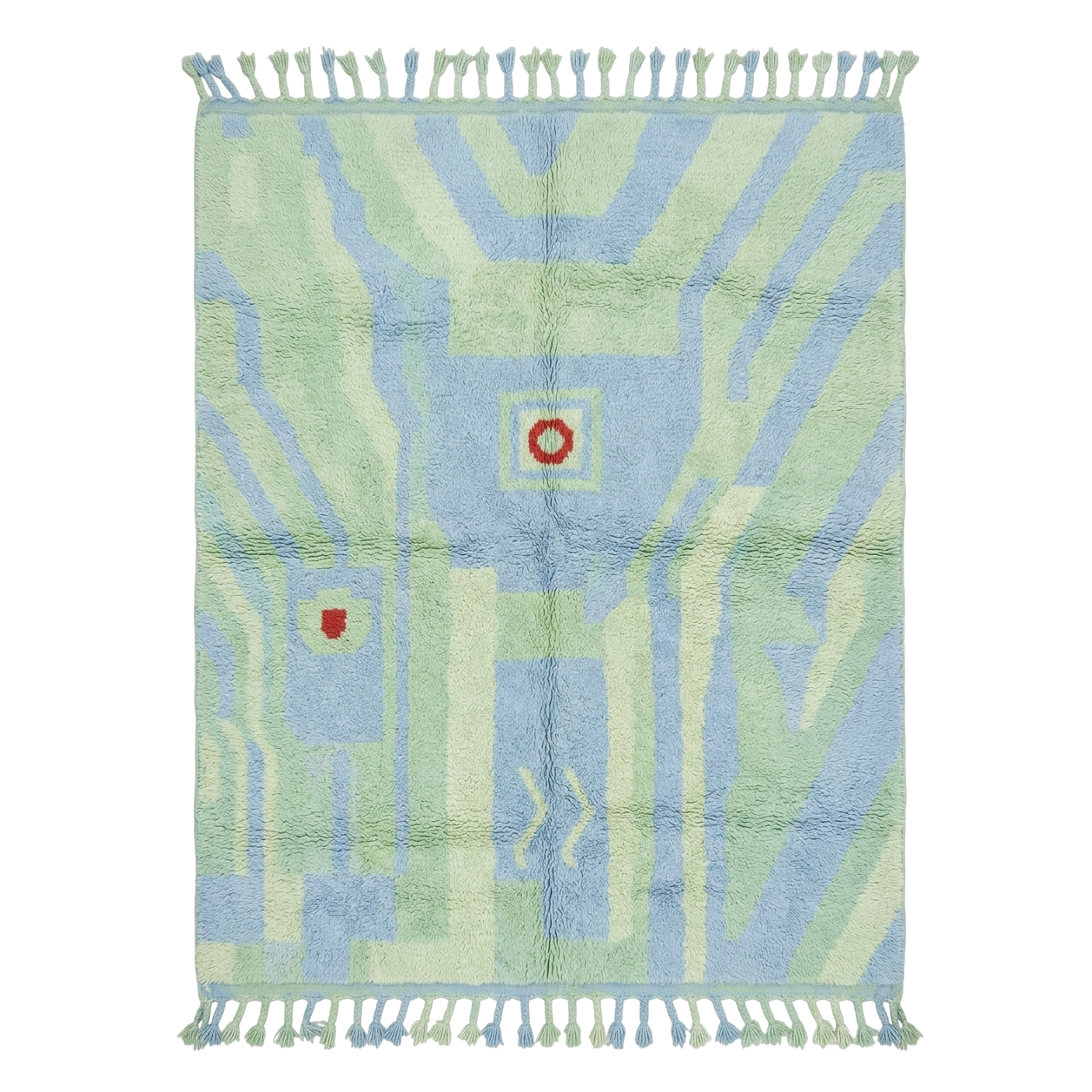 Cyber Meadow Moroccan Shag Rug