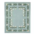 Daisy Floral Frame Hand Tufted Wool Rug