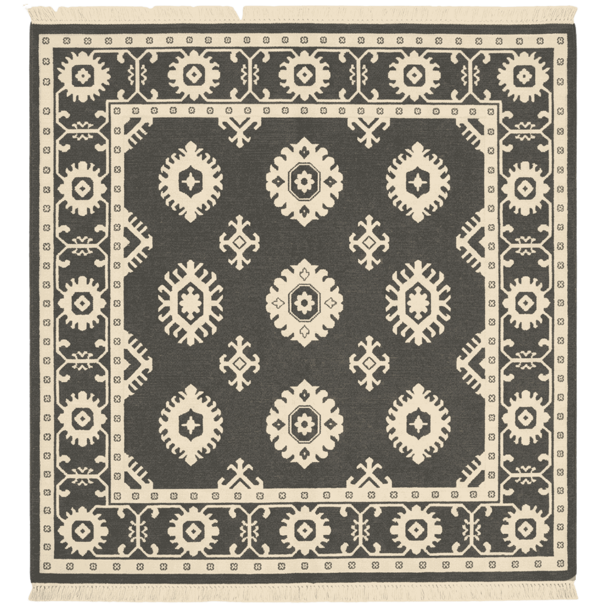 Dark Night Dreamscape Hand Knotted Rug