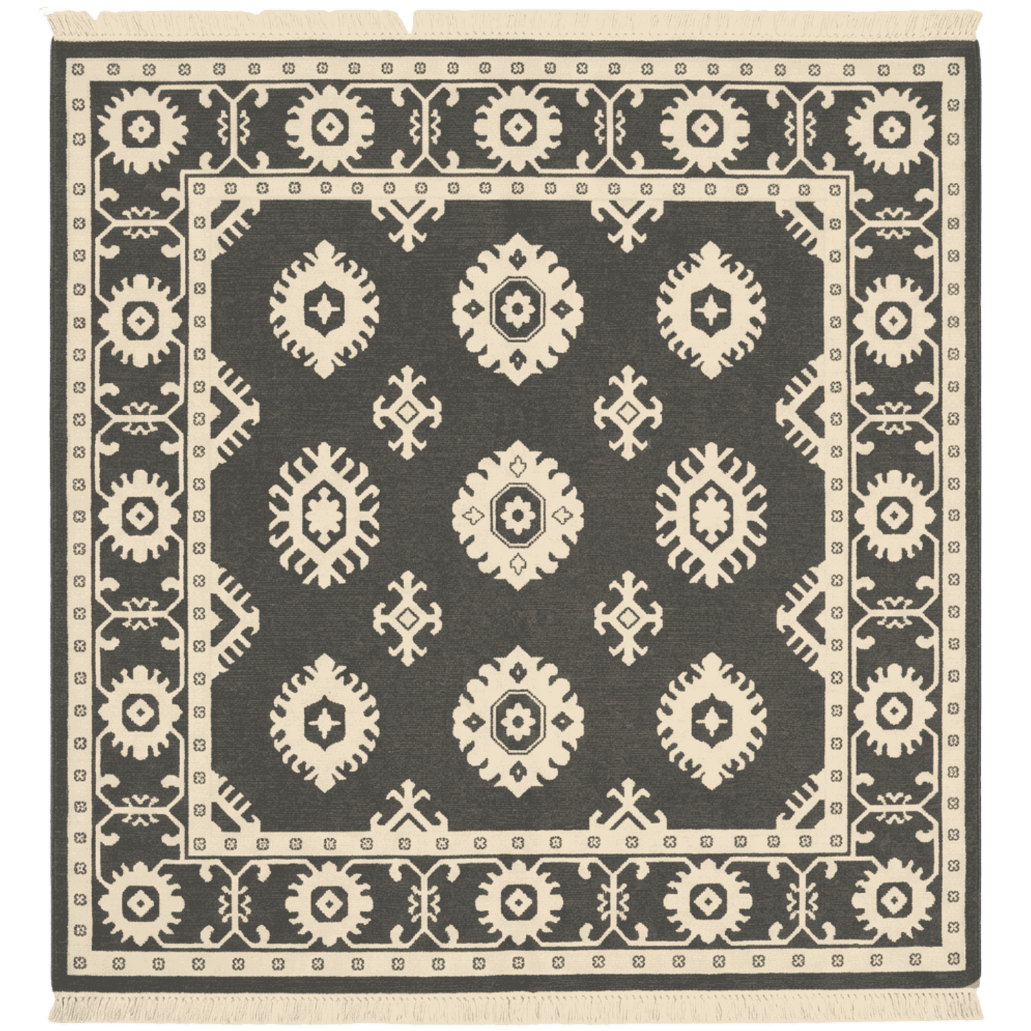 Dark Night Dreamscape Hand Knotted Rug