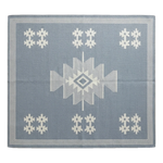 Denim Sky Nomad Flatweave Cotton Dhurrie Rug - alternate view