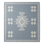 Denim Sky Nomad Flatweave Cotton Dhurrie Rug