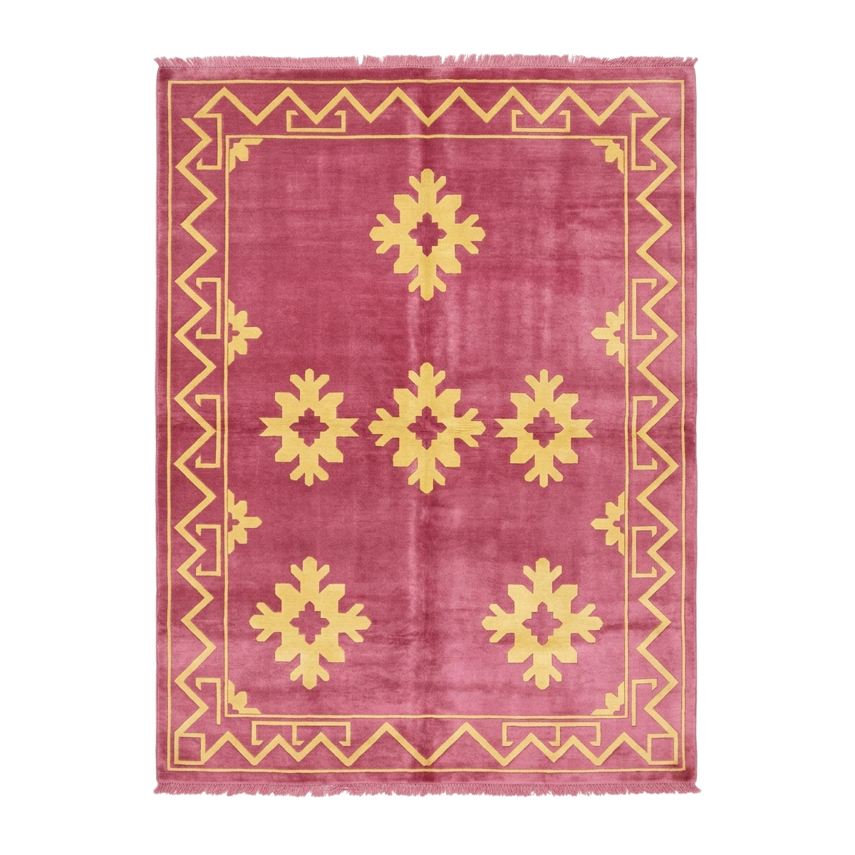 Desert Dahlia Hand Knotted Wool Rug