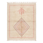 Desert Diamond Frame Moroccan Shag Rug