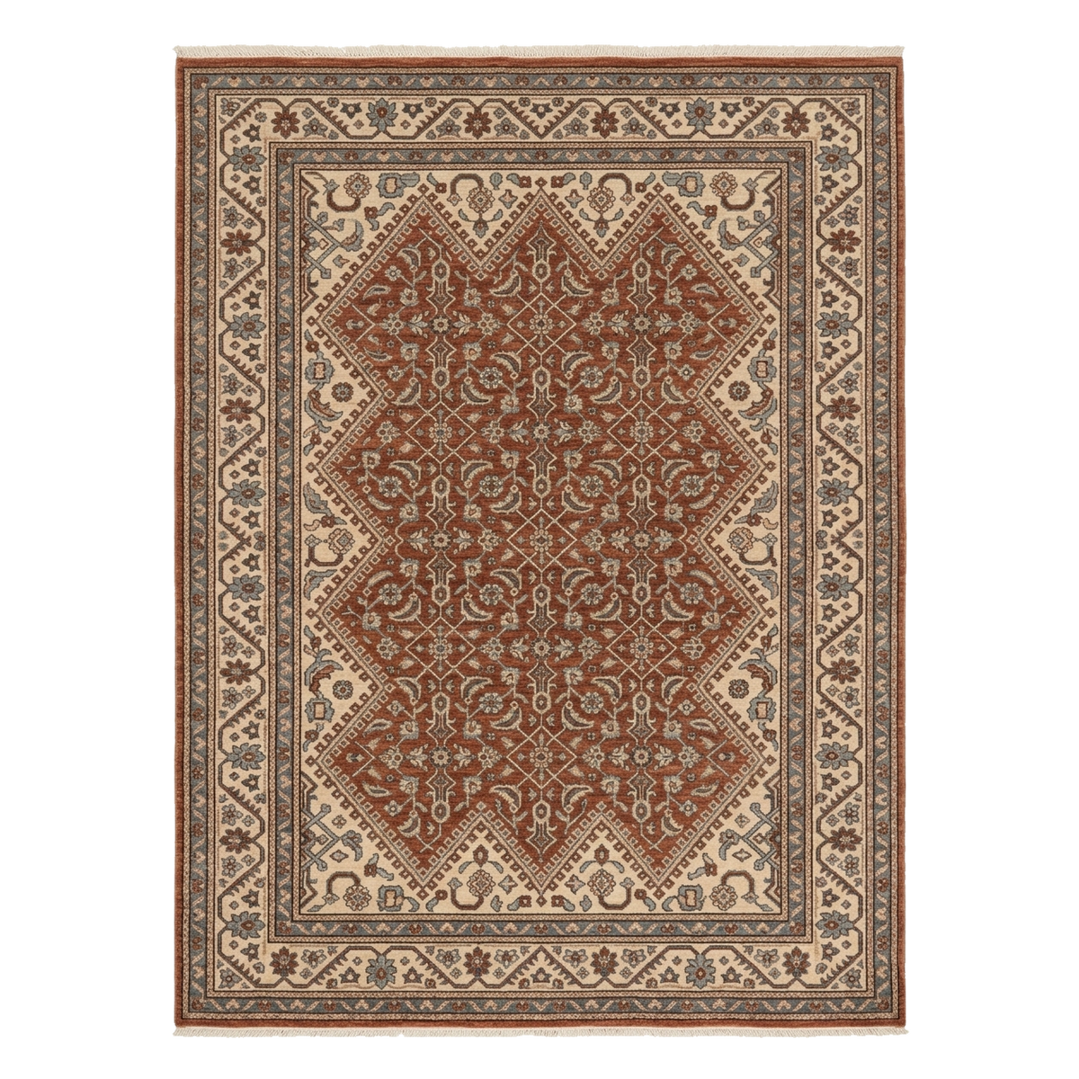 Desert Mosaic Weave Hand Knotted Rug