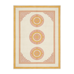 Desert Sun Medallions Hand Knotted Rug 