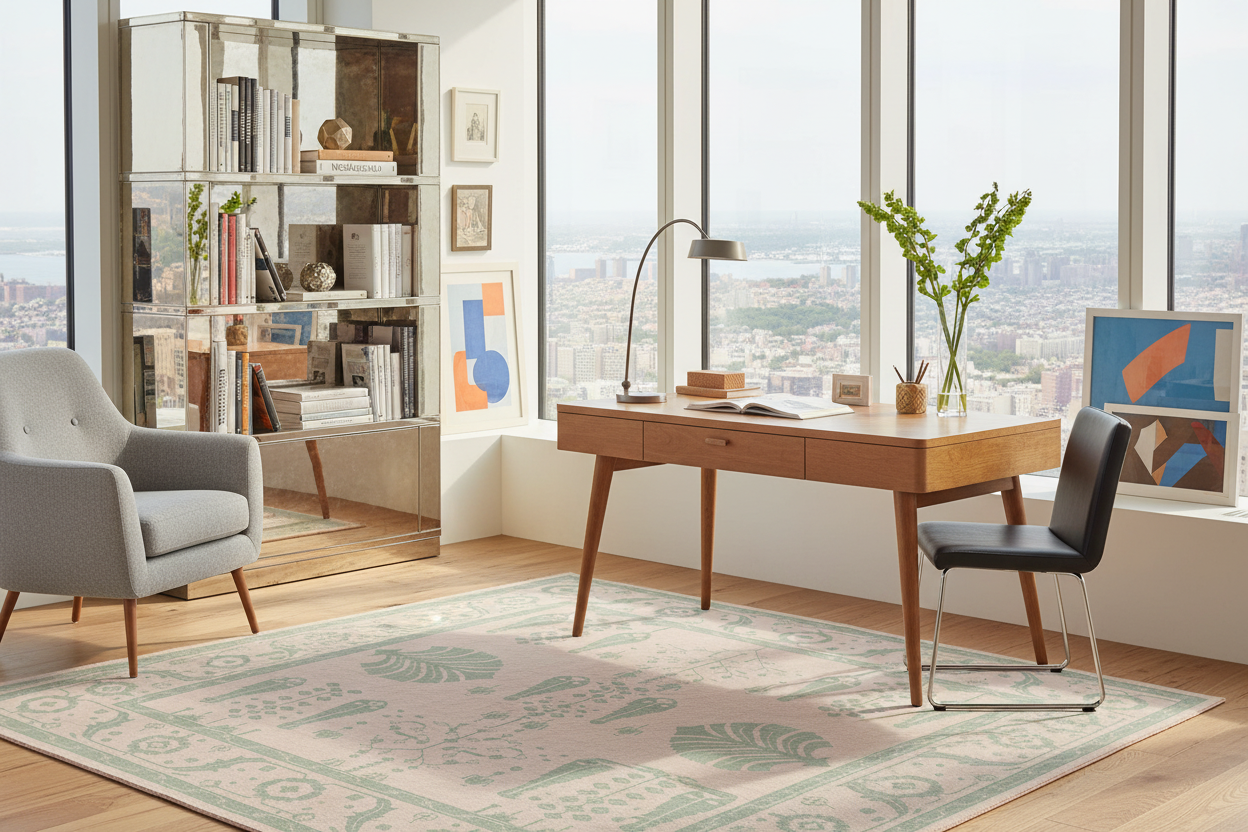 Driftwood Ember Loom Hand Knotted Rug