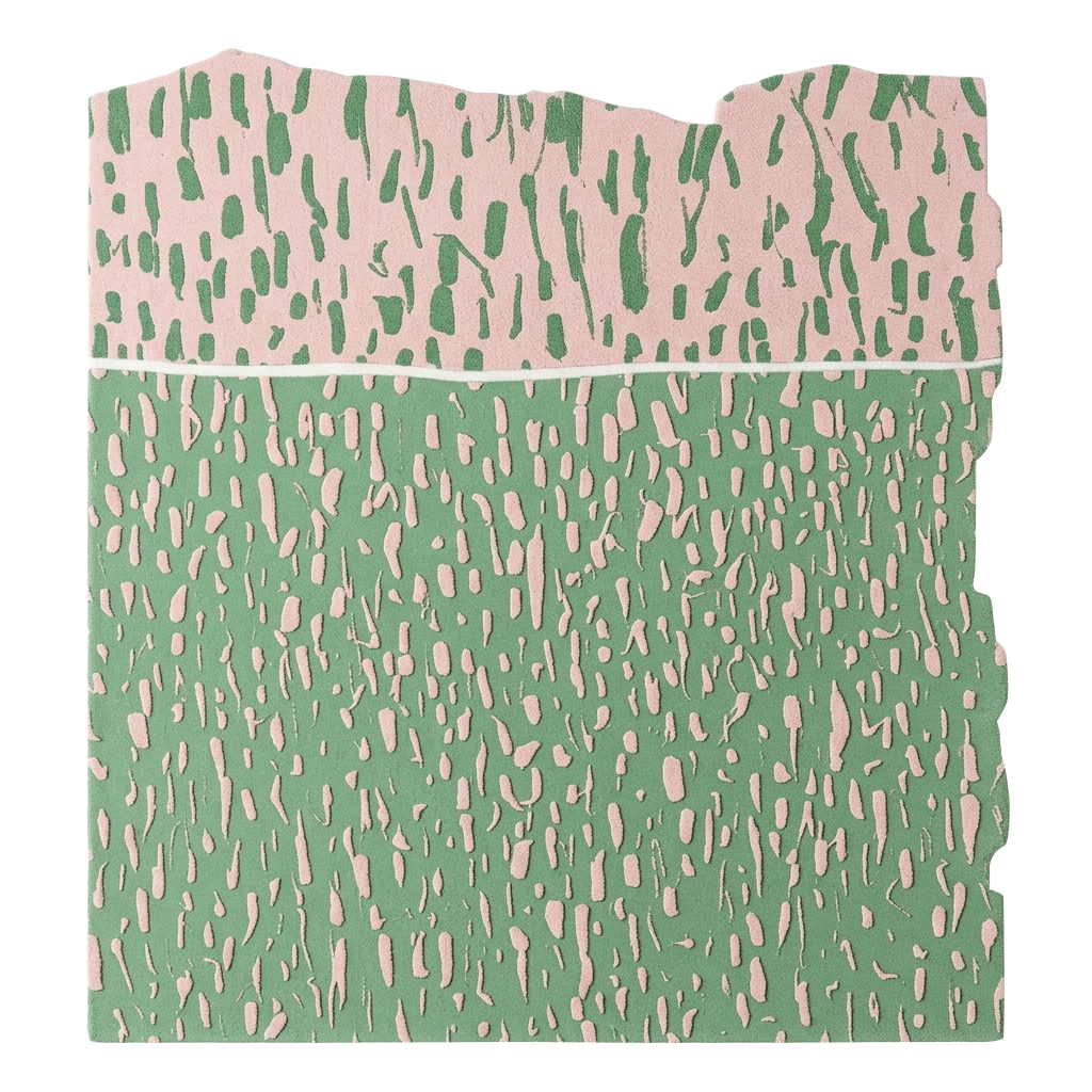 Droplet Texture Hand Tufted Wool Rug 