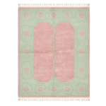 Dual Portals Hand Knotted Wool Rug 