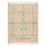 Earthbound Symbols Moroccan Shag Rug