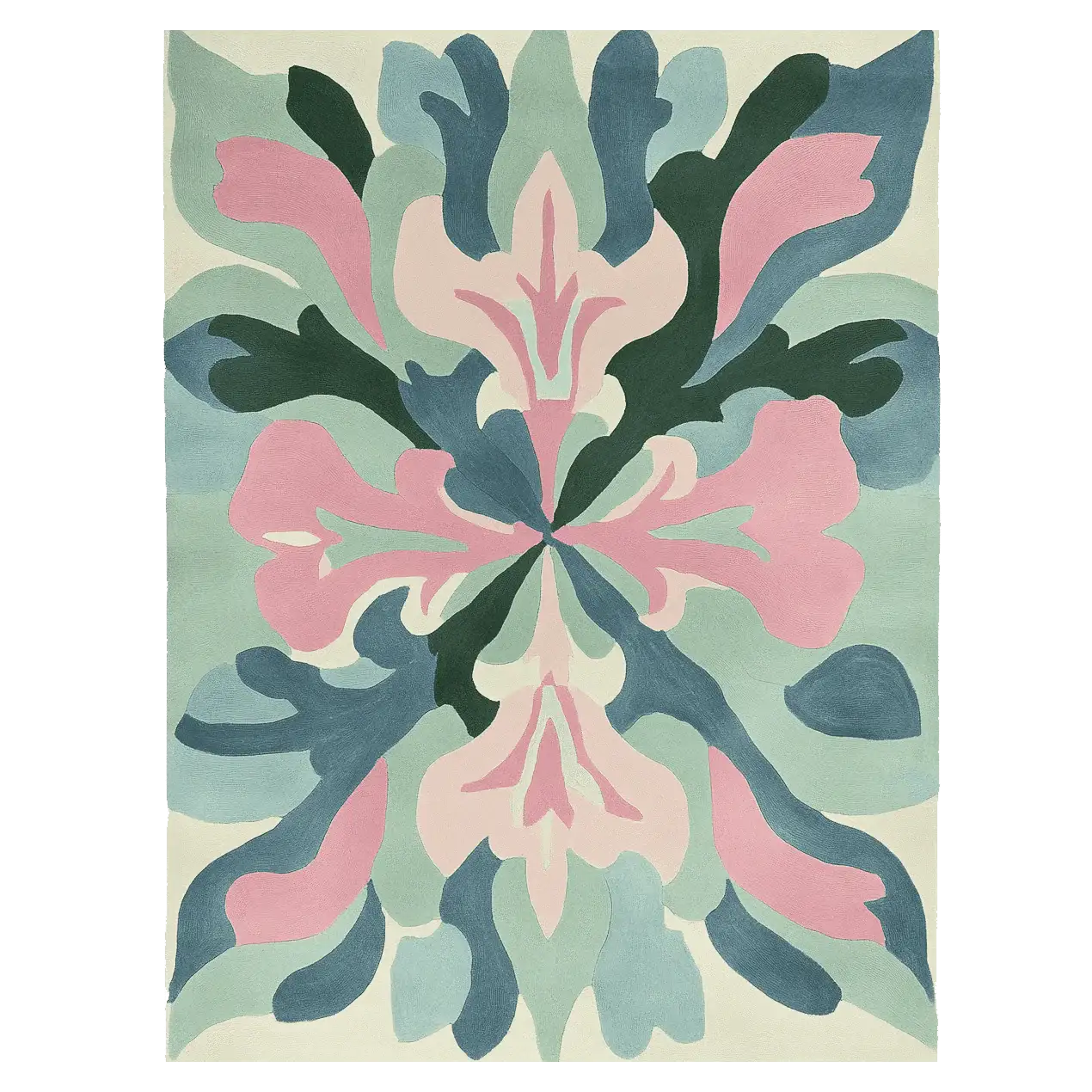 Echo Floral Fade Hand Tufted Rug