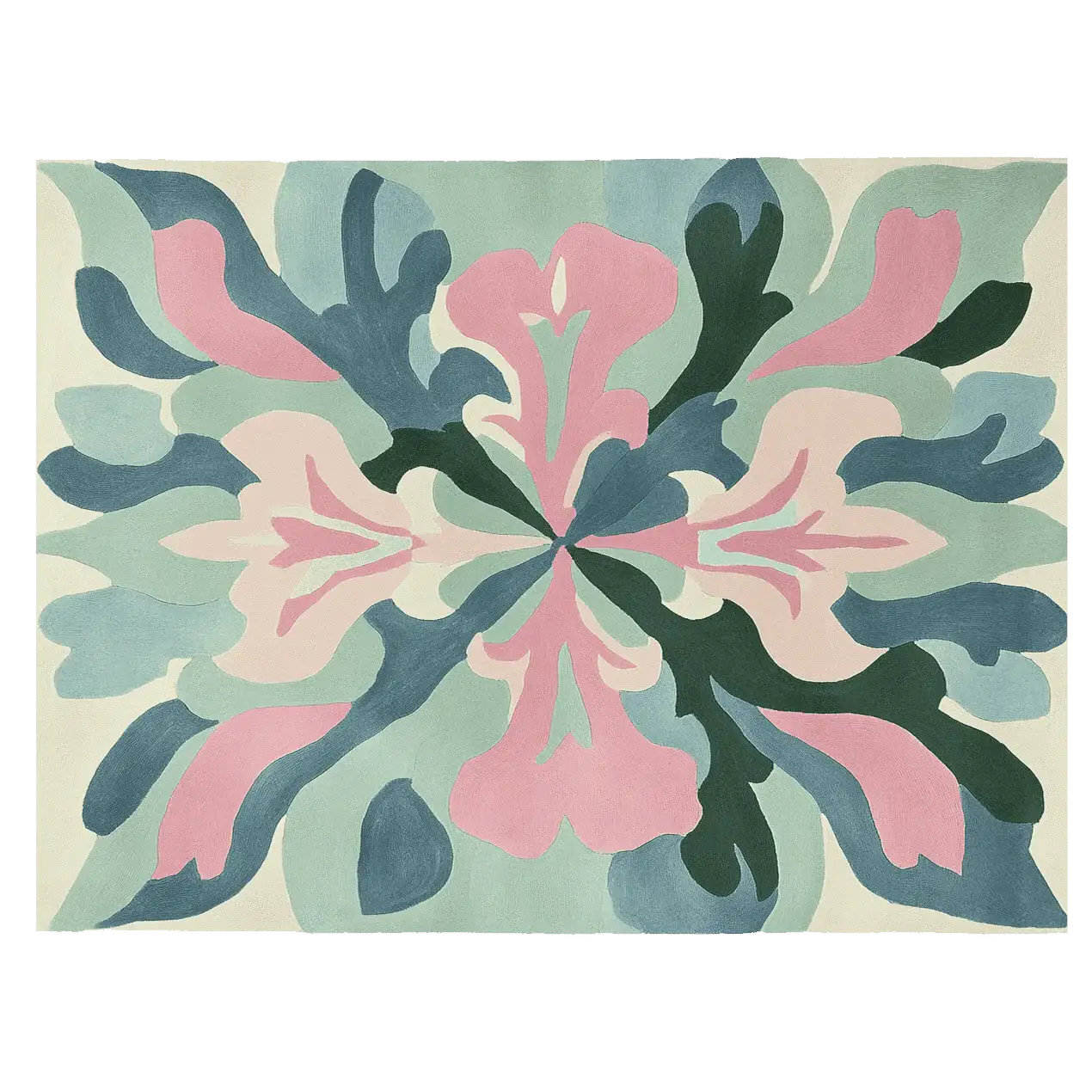 Echo Floral Fade Hand Tufted Rug