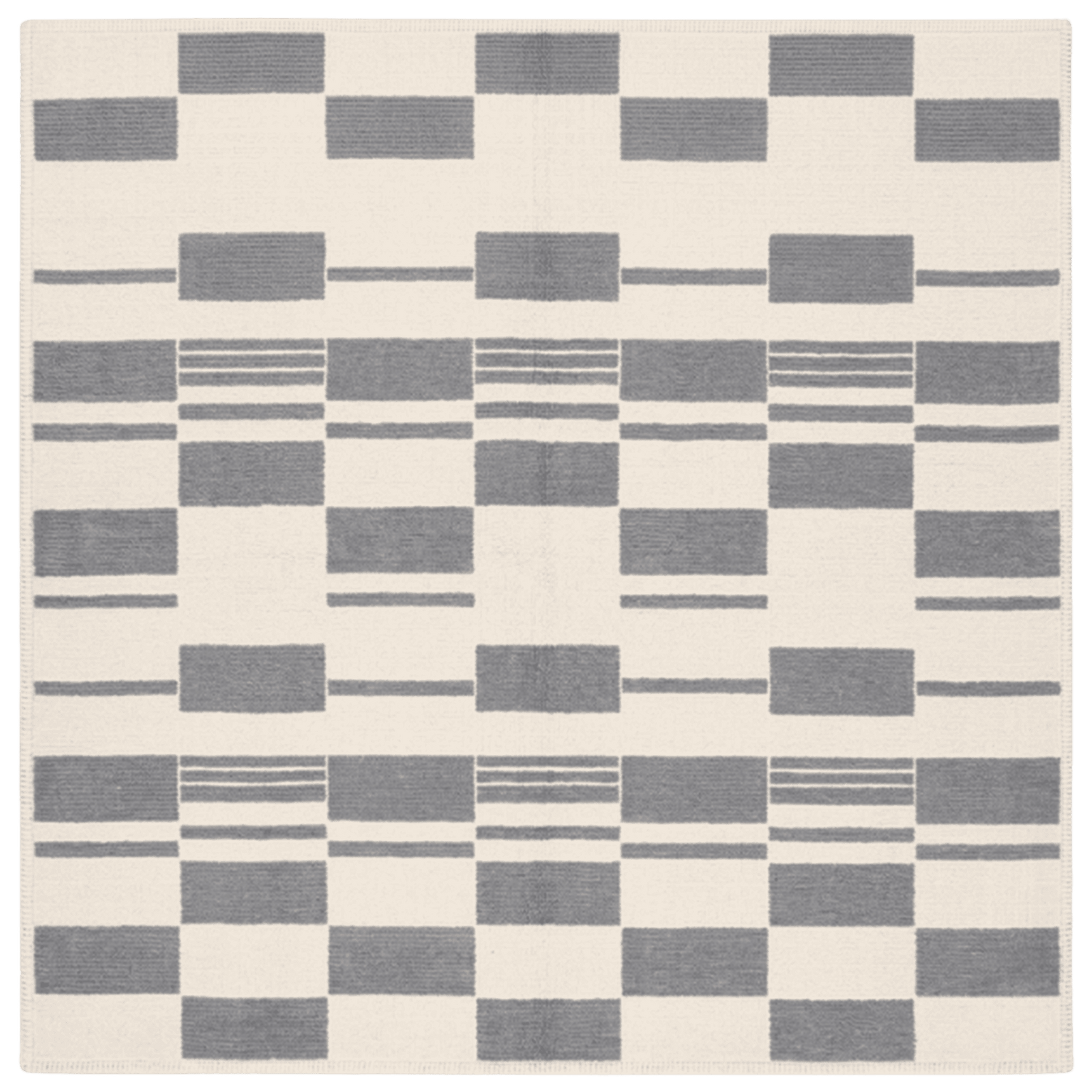 Elysian Grid Hand Knotted Rug
