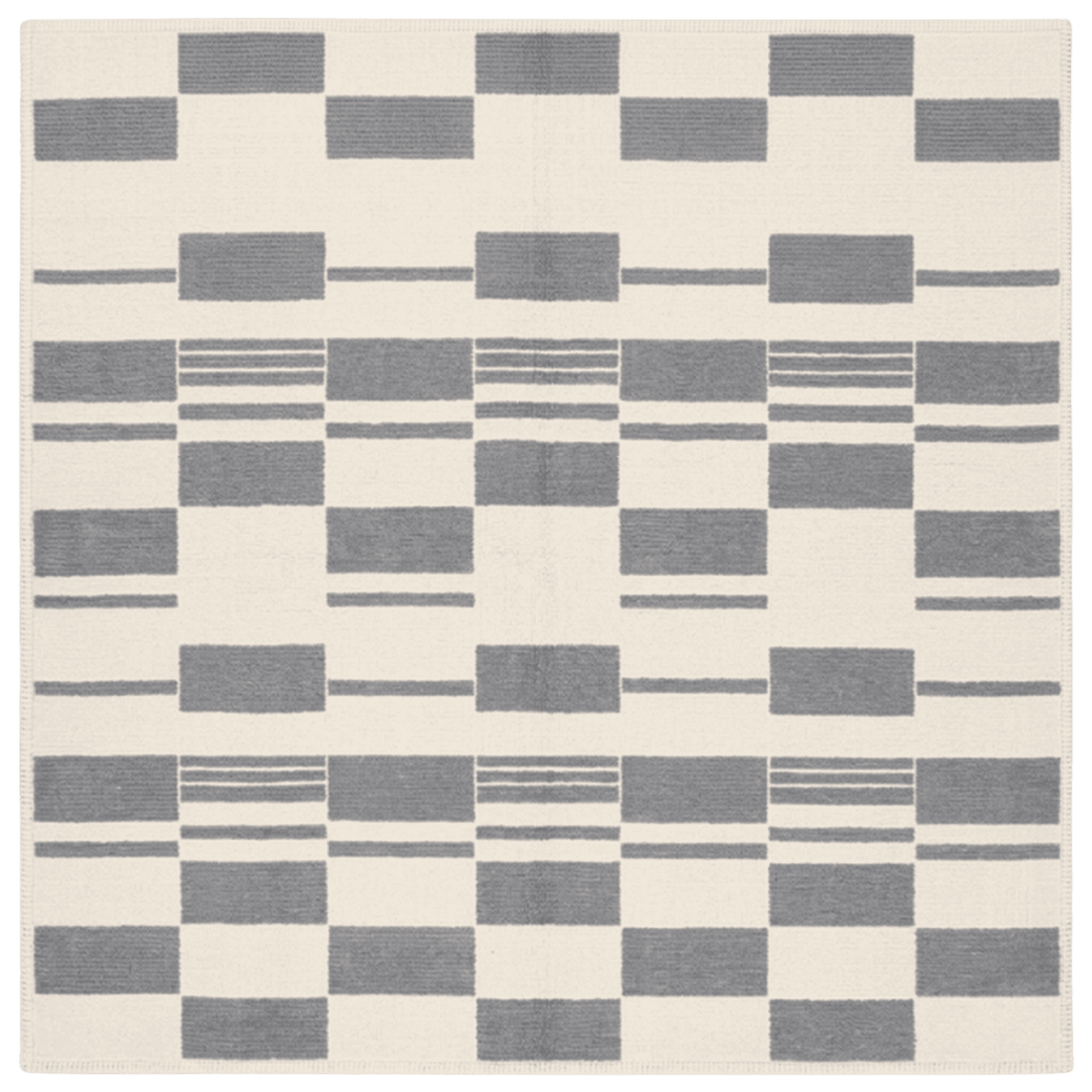 Elysian Grid Hand Knotted Rug