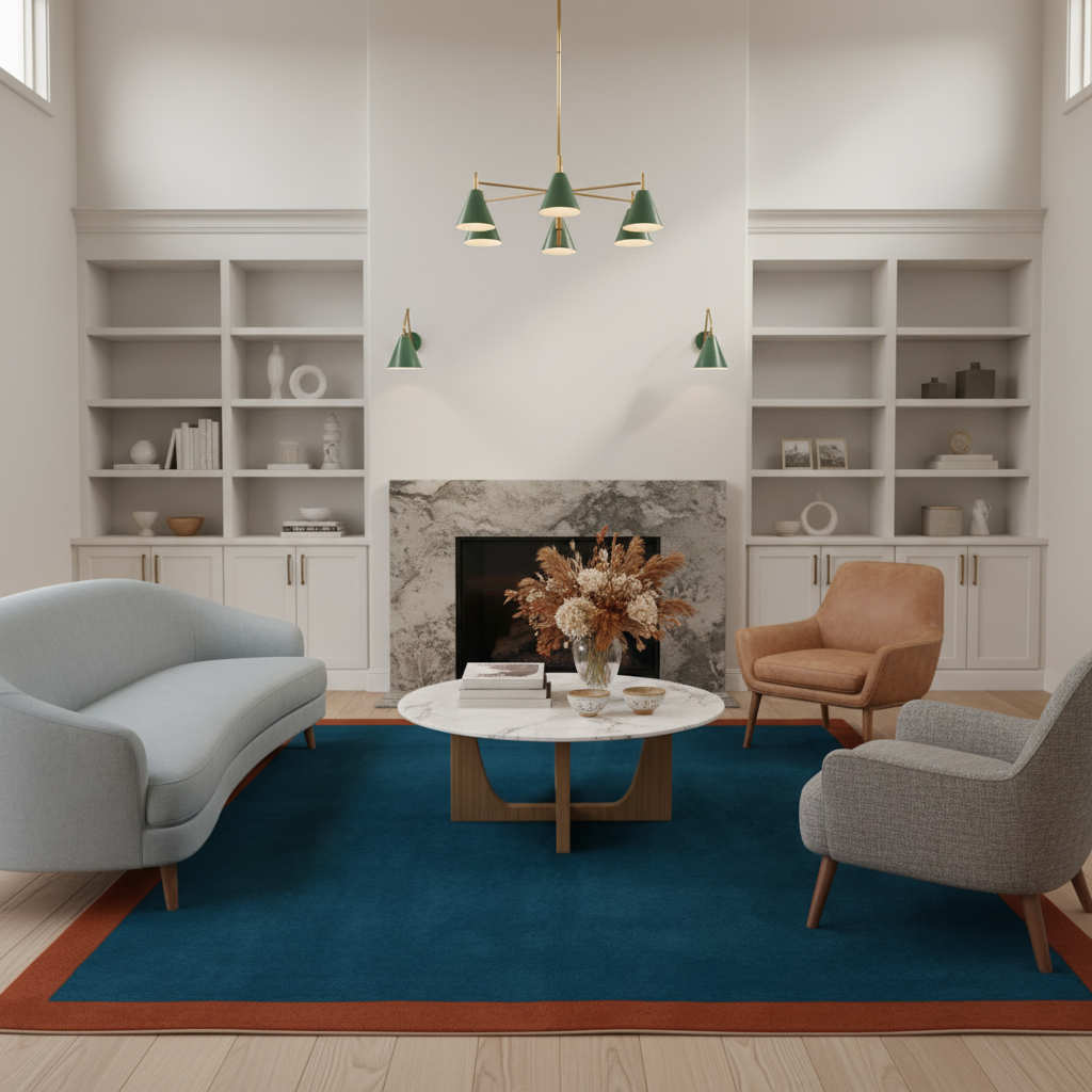 Elysian Veil Hand Tufted Wool Rug