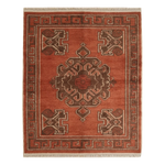 Ember Kazak Crest Hand Knotted Rug - alternate view
