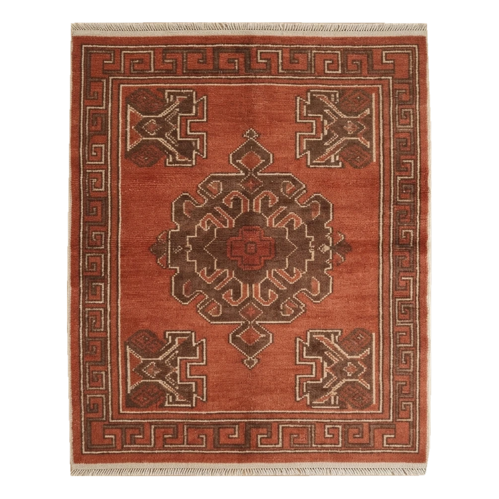 Ember Kazak Crest Hand Knotted Rug - alternate view