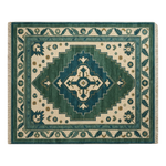 Emerald Anatolian Crest Hand Knotted Rug - alternate view