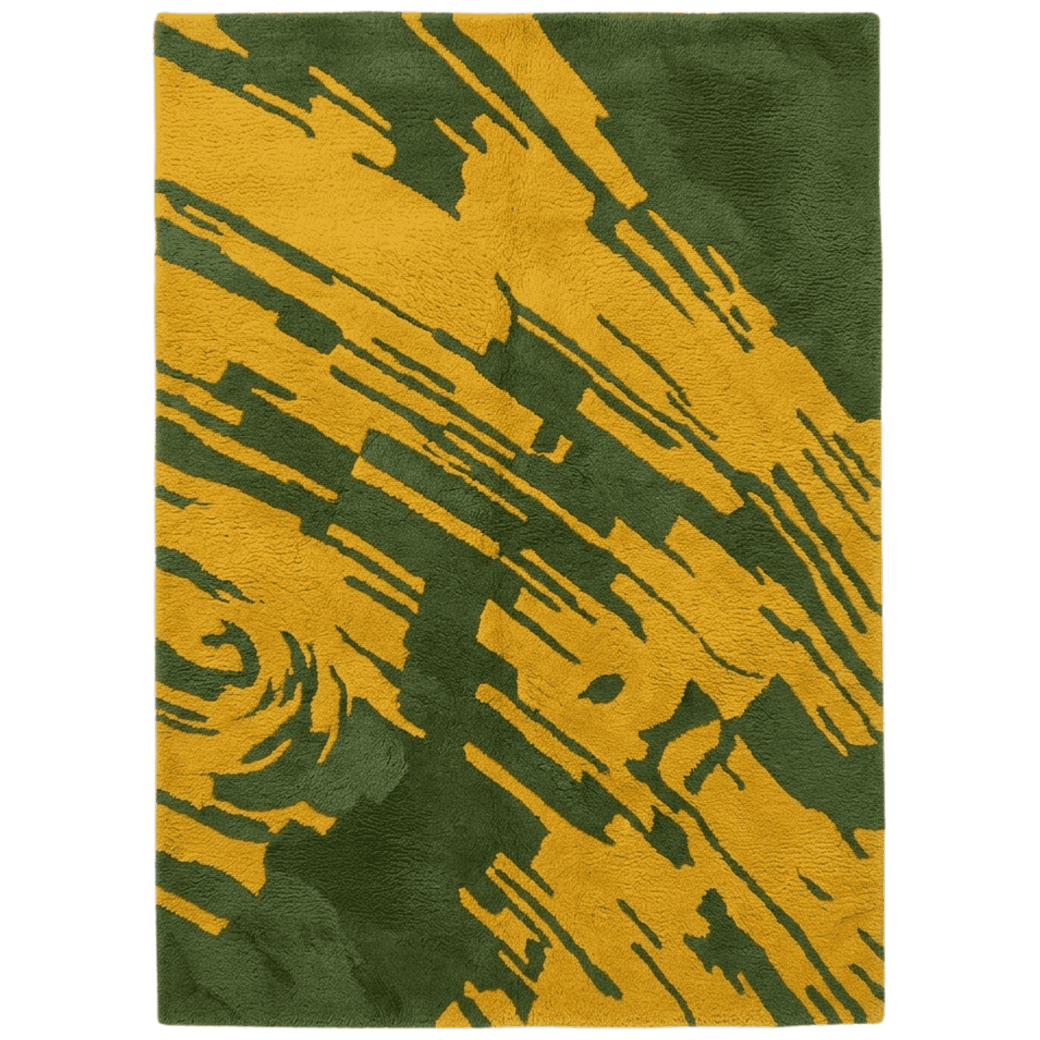 Emerald Woven Serenity Hand Tufted Wool Rug