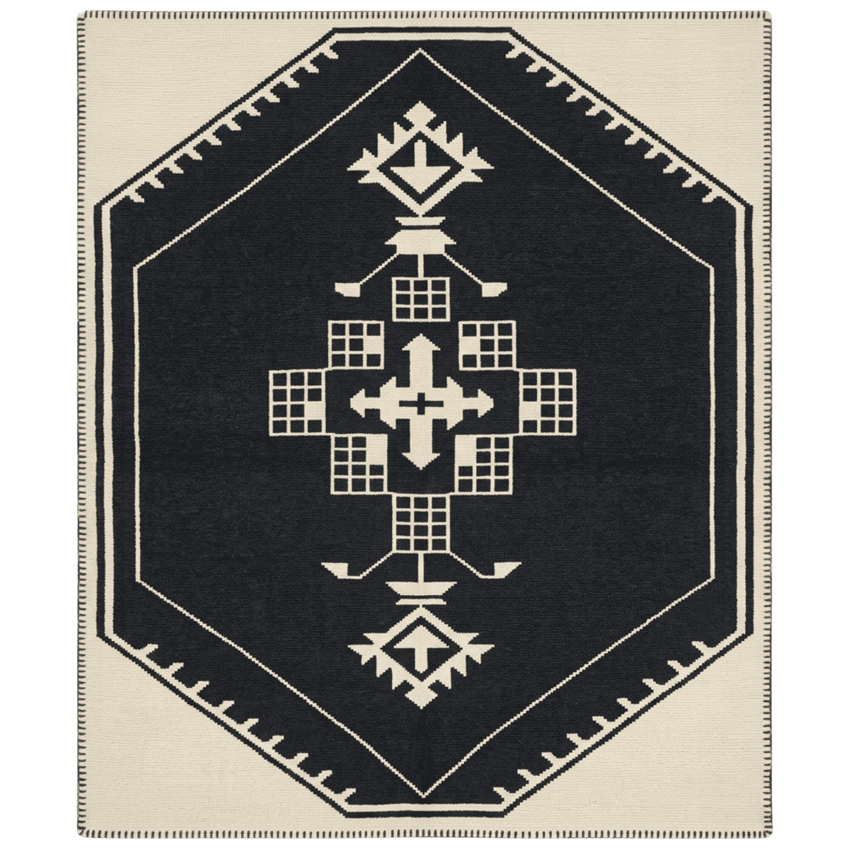 Eternal Labyrinth Hand Knotted Rug
