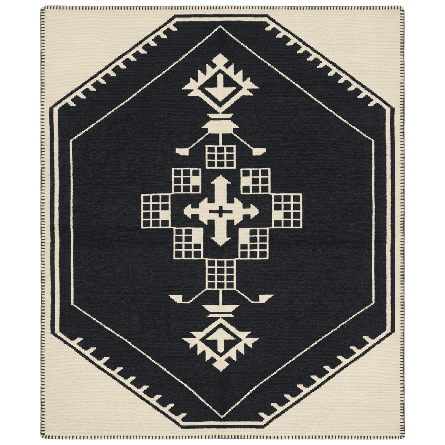 Eternal Labyrinth Hand Knotted Rug