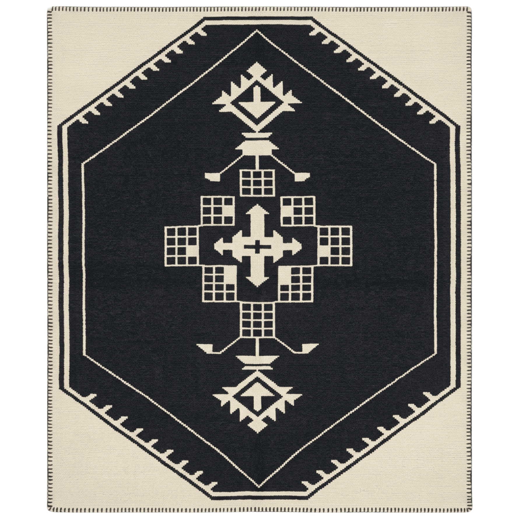 Eternal Labyrinth Hand Knotted Rug