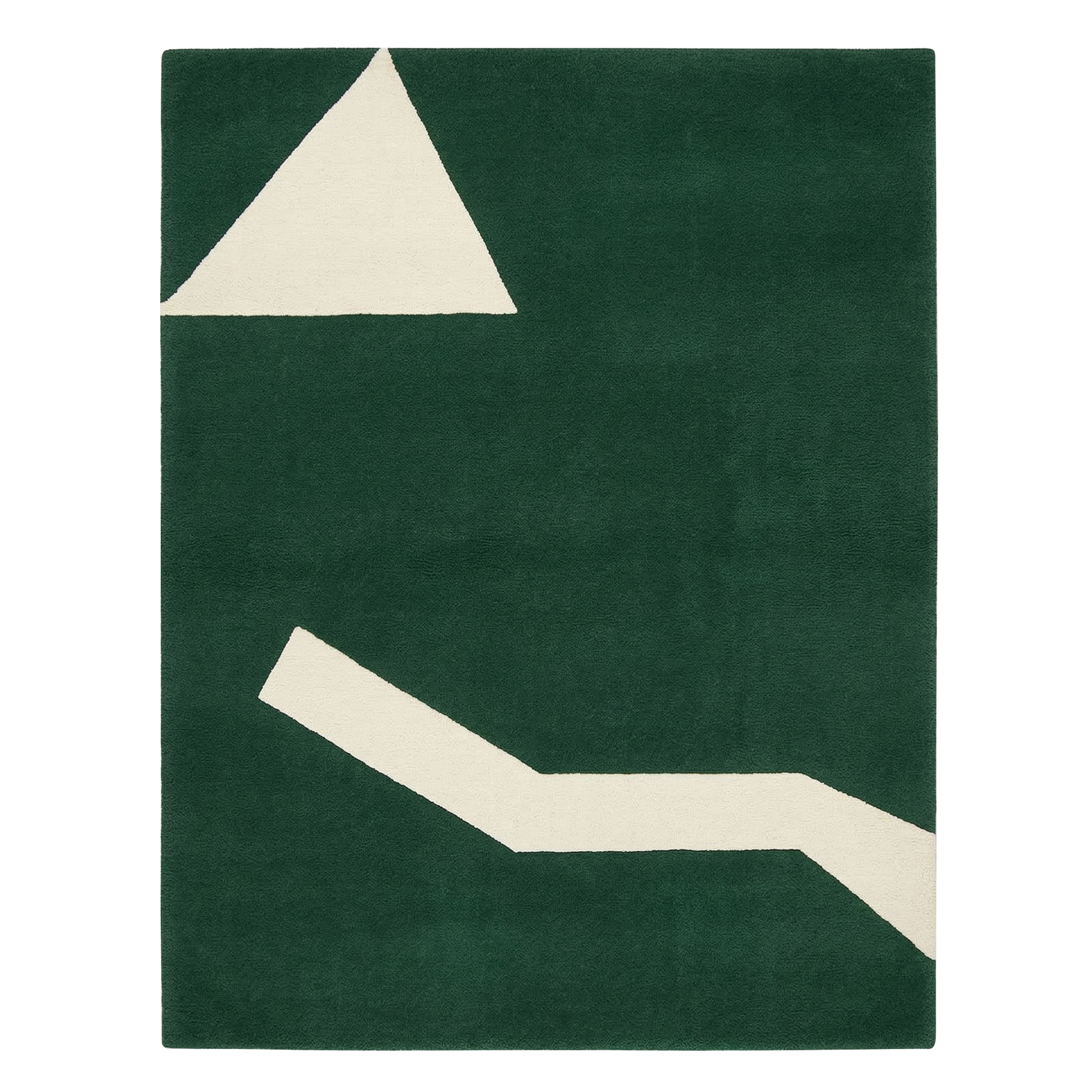 Evergreen Peak Path Hand Tufted Wool Rug 