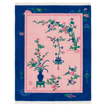 Faded Palace Garden Hand Knotted Rug 