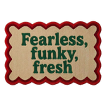 Fearless Funky Fresh Scalloped Hand Tufted Wool Rug