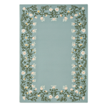 Floral Garland Frame Hand Tufted Wool Rug 