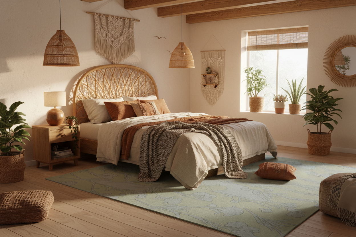 Floral River Hand Tufted Wool Rug
