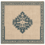 Fortress Grid Hand Knotted Rug