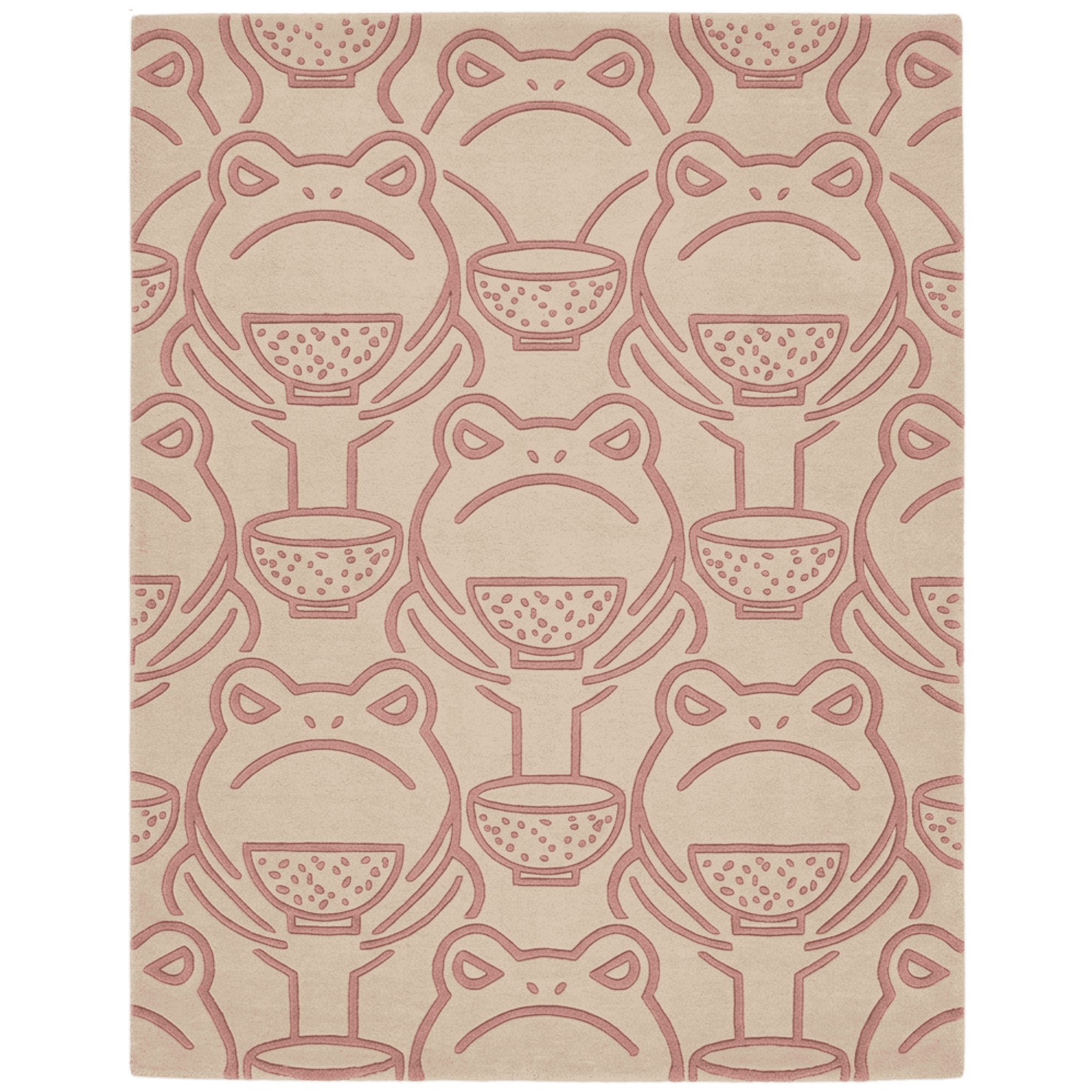 Friendly Frog Hand Tufted Wool Rug