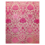 Fuchsia Peony Damask Hand Tufted Viscose Rug